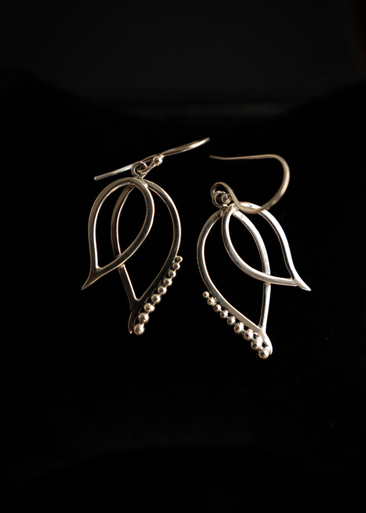 Wren | Sterling Silver Fairy Wing Earrings | Mewali Meadows